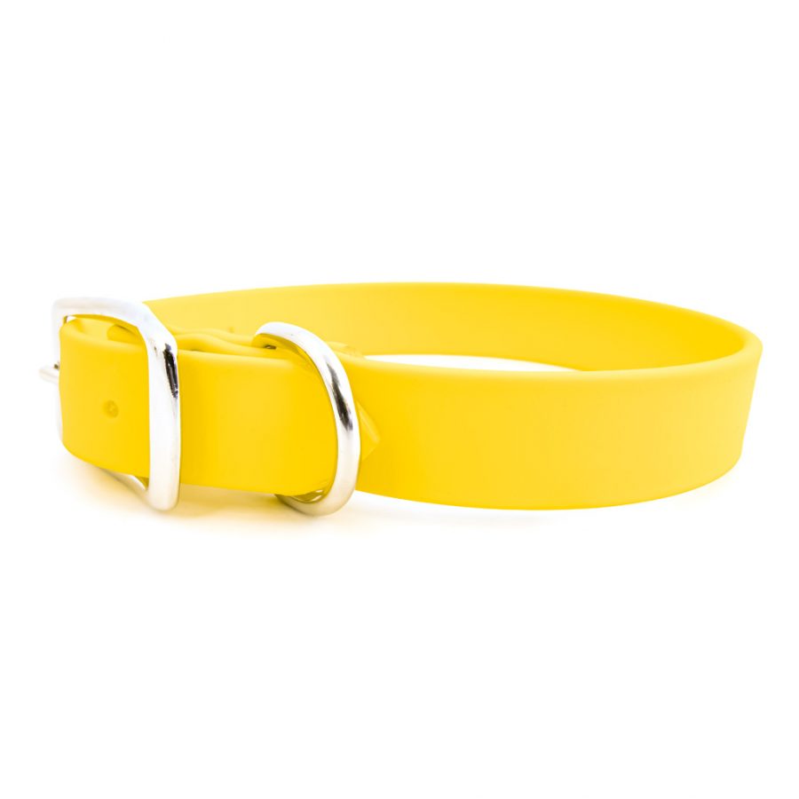 ALC Sparky's Choice Standard Buckle Collar Yellow 14" x 3/4"