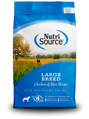 Nutrisource Large Breed Chicken & Rice 26lb