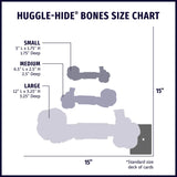 HUGGLE HOUNDS KNOT LEATHER BONE