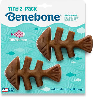 BENEBONE DOG FISHBONE TINY 2 PACK