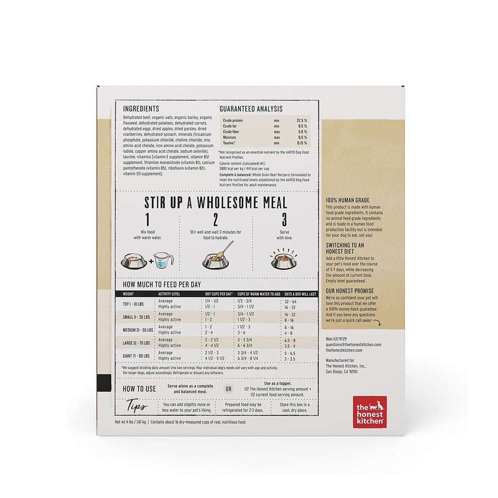 Honest Kitchen Whole Grain Verve