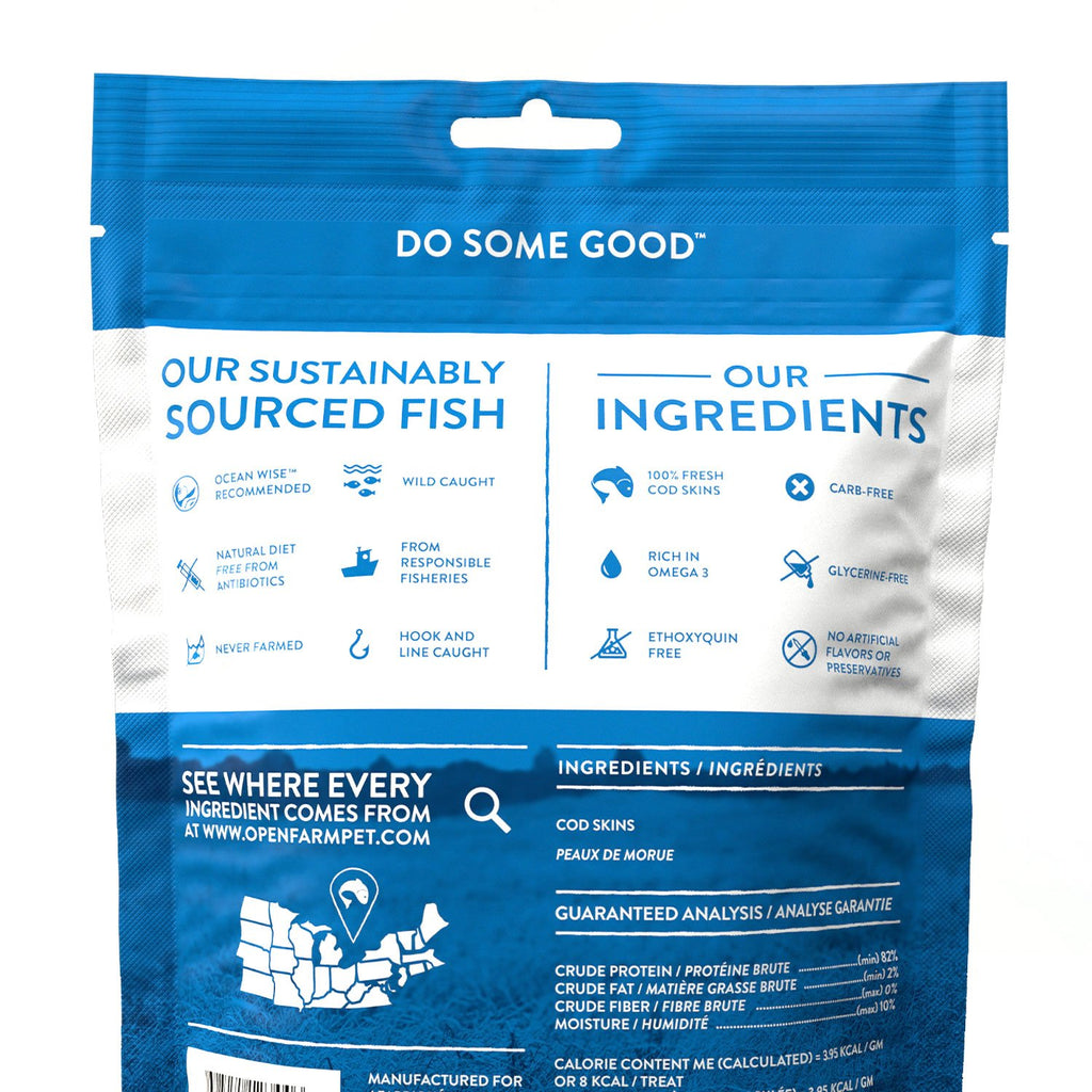 Open Farm Dehydrated Cod Skin 2.25oz