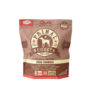 Primal Raw Dog Pork 3lb