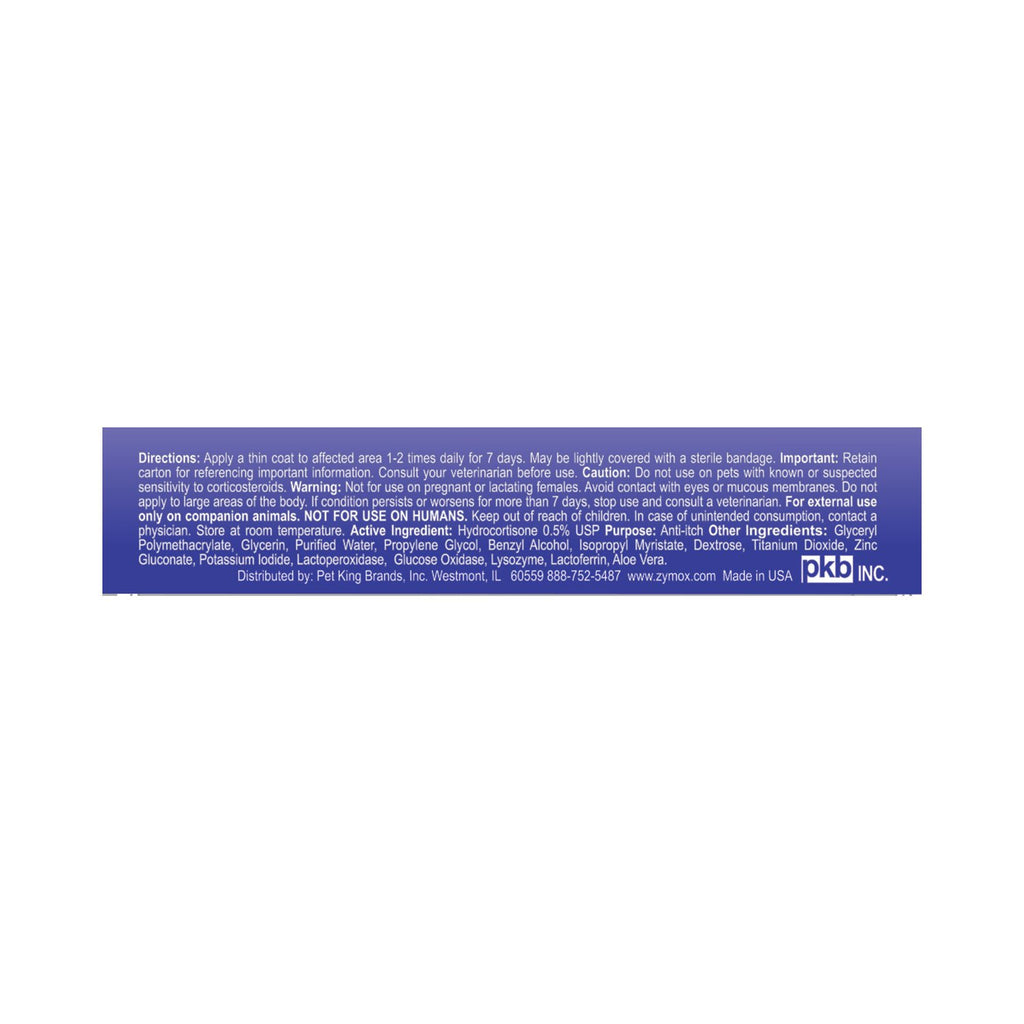 Zymox Hydrocortisone Topical Cream 1oz