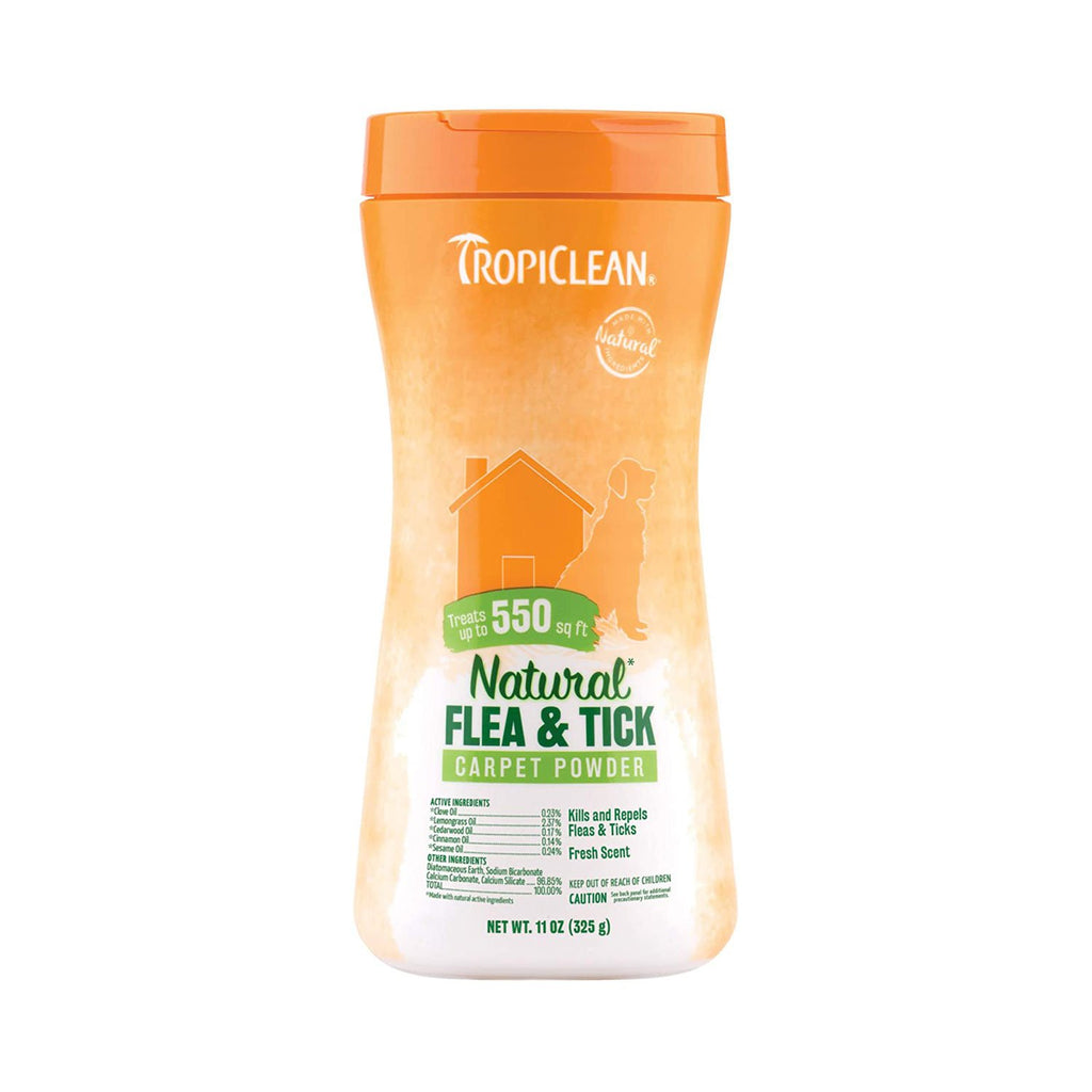 TropiClean Flea And Tick Carpet Powder 11oz