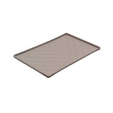 Messy Mutts Silicone Mat With Metal Rods Dark Grey