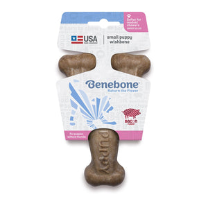 Benebone Wishbone Bacon Toy Puppy