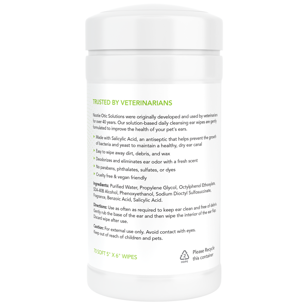 Nootie Ear Wipes Cucumber Melon 70 count