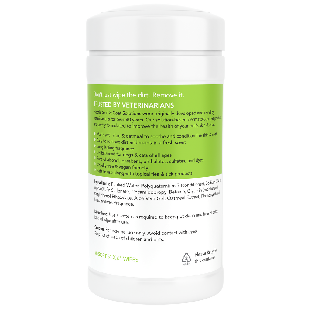 Nootie Grooming Wipes Cucumber Melon 70 count