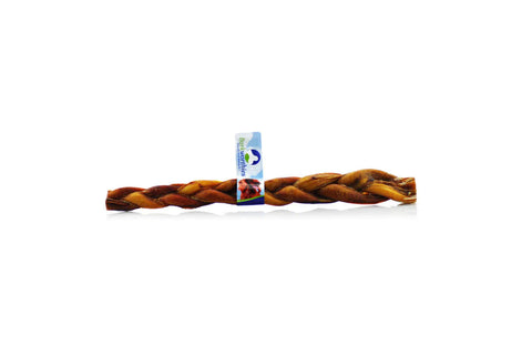 Barkworthies Braided Bully 12 inch case of 15