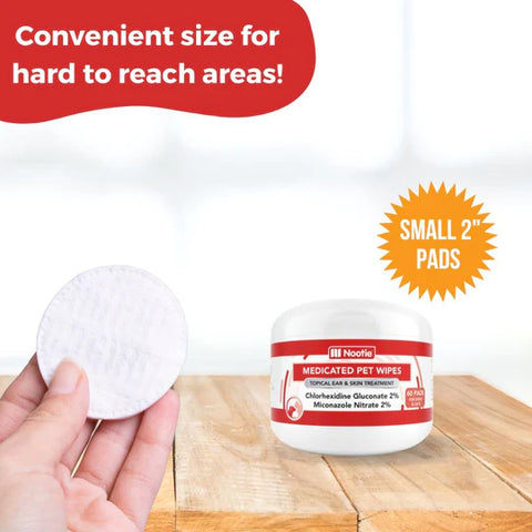 Nootie Medicated Antimicrobial Wipes 60ct