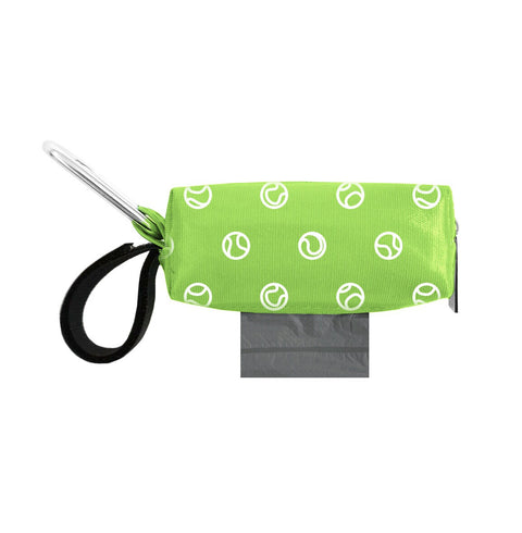 DISCONTINUED Doggie Walk Duffel Lime w Tennis Balls