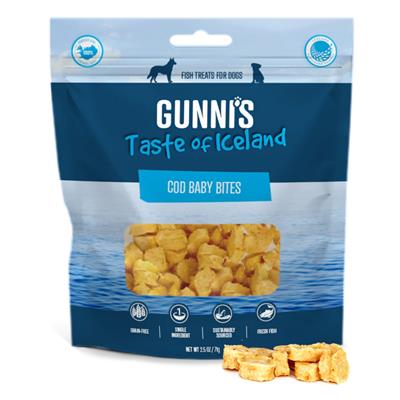 GUNNI'S DOG BABY BITES COD 2.5OZ