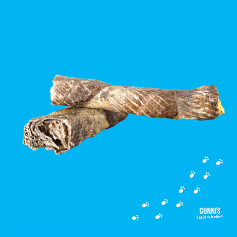 GUNNI'S DOG CHEWY STICKS COD SKIN 4 INCH CASE OF 40