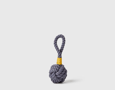 Jax & Bones 5" Grey Celtic Knot Tie Rope Toy