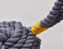 Jax & Bones 5" Grey Celtic Knot Tie Rope Toy