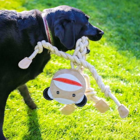 HUGGLE HOUNDS KNOT ROPE MONKEY