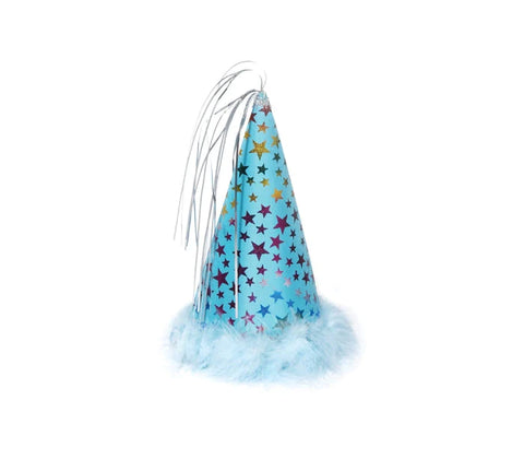 Charming Pet Party Hat Blue SM