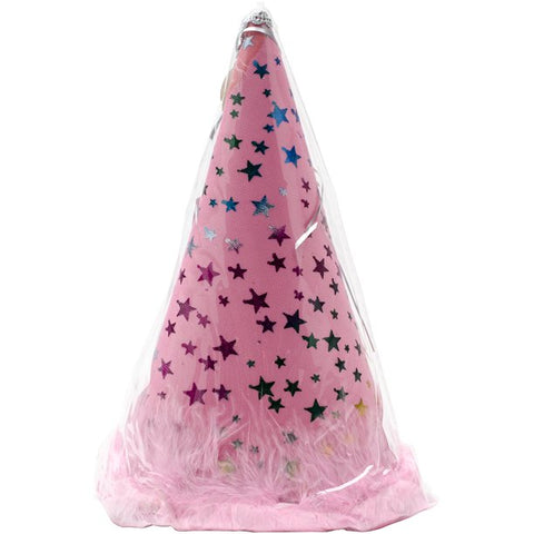 Charming Pet Party Hat Pink LG - DISC