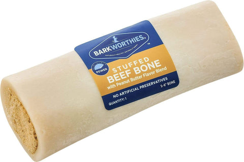 Barkworthies PB Stuffed Bone 3-4" Case of 15