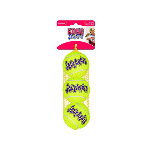 Kong Air Squeaker Ball Toy 3pk