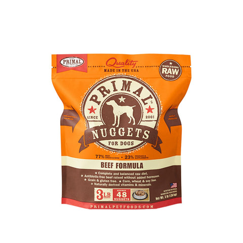 Primal Raw Dog Beef 3lb