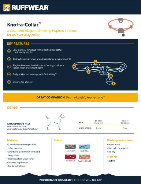 Ruffwear Knot-A-Collar Glacial Blue