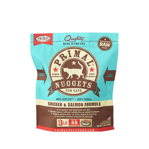 Primal Raw Cat Chicken & Salmon 3lb