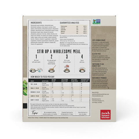 Honest Kitchen Fruit & Veggie Base