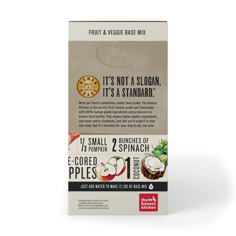 Honest Kitchen Fruit & Veggie Base