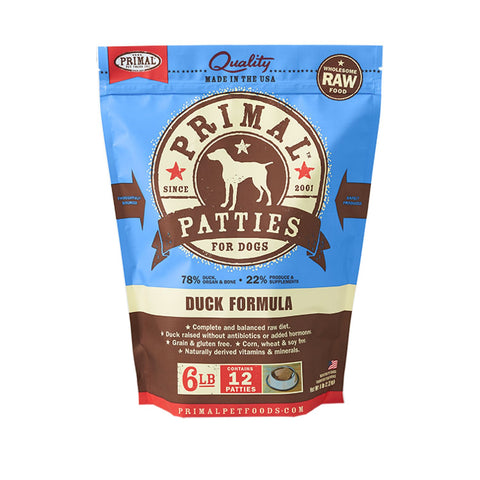 Primal Raw Dog Duck 6lb