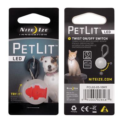 Nite Ize Petlit LED Red Hydrant