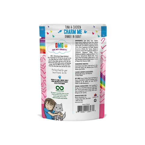 Weruva BFF OMG Cat Tuna & Chicken Charm Me Pouch 3oz