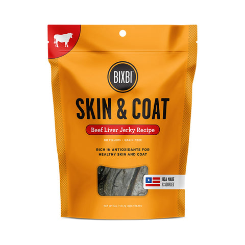 Bixbi Skin & Coat Beef Liver Jerky