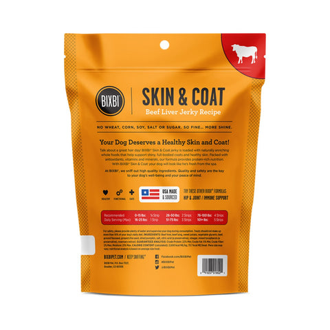 Bixbi Skin & Coat Beef Liver Jerky