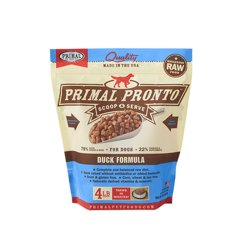 Primal Raw Dog Pronto Duck 4lb
