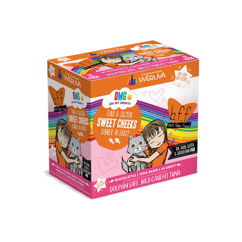 Weruva BFF OMG Cat Tuna & Salmon Sweet Cheeks Pouch Case