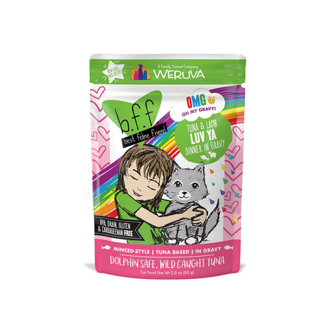 DUPLICATE Weruva BFF OMG Cat Tuna & Lamb Luv Ya Pouch 3oz