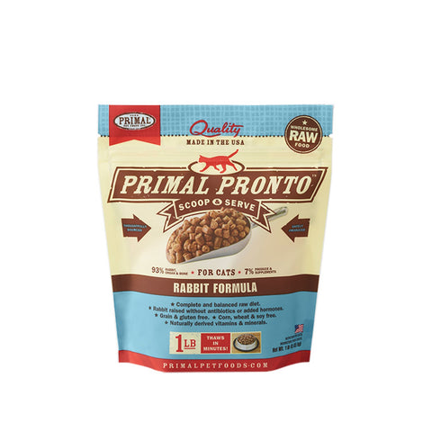 Primal Raw Cat Pronto Rabbit 1lb