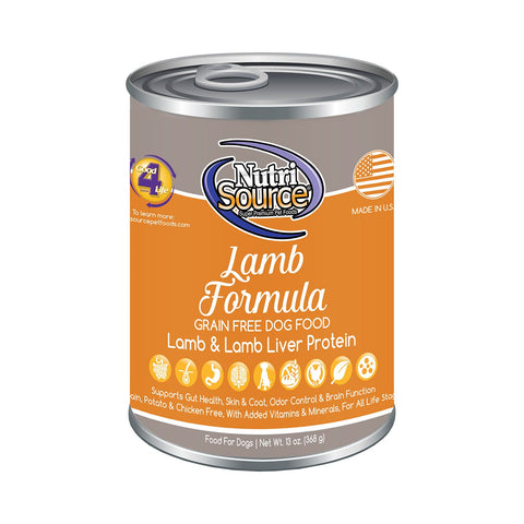 Nutrisource Grain Free Lamb Can