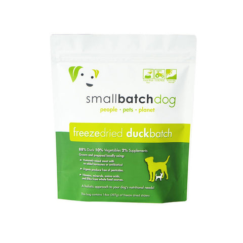 SmallBatch Dog Freeze-Dried Sliders Duck 14oz