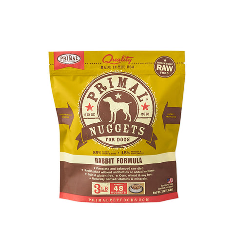 Primal Raw Dog Rabbit 3lb