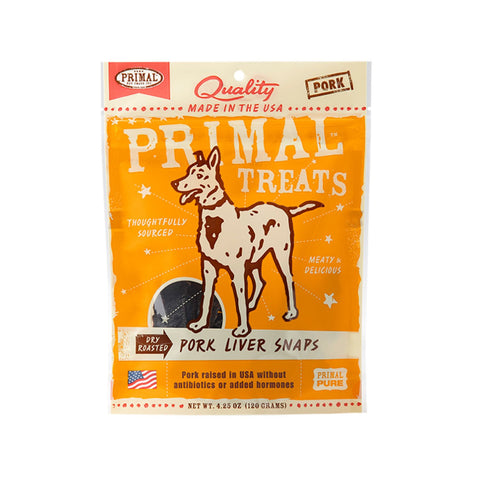 Primal Pork Liver Snaps 4.25oz