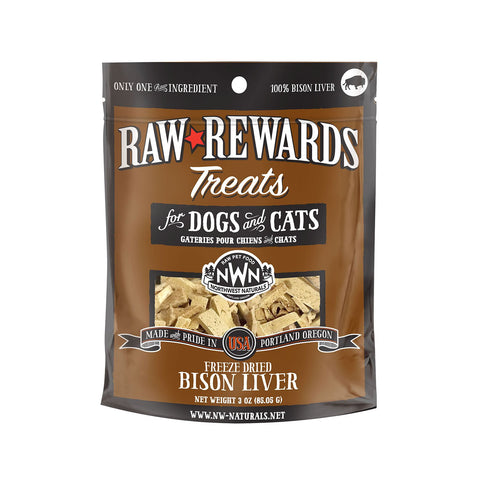 Northwest Naturals Bison Liver Treats 3oz