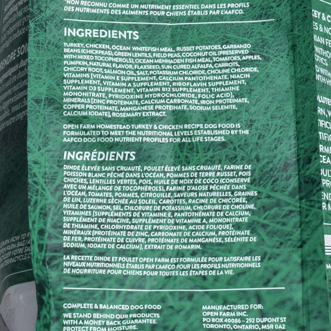 Open Farm Turkey & Chicken