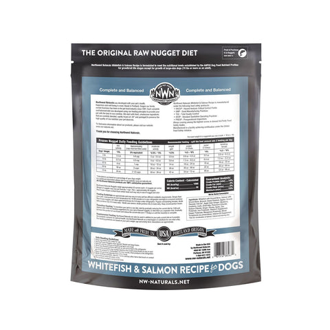 Northwest Naturals Raw Dog Whitefish Salmon Nuggets 6lb