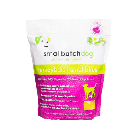 SmallBatch Dog Turkey Bites 4lb