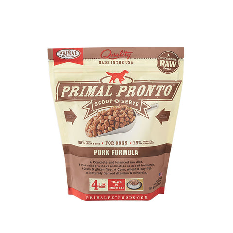 Primal Raw Dog Pronto Pork 4lb