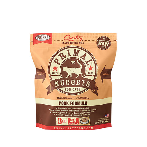Primal Raw Cat Pork 3lb