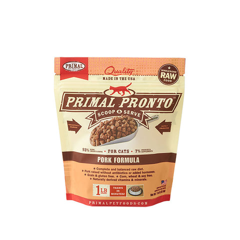 Primal Raw Cat Pronto Pork 1lb